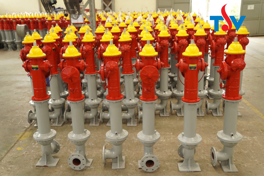 Trụ cứu hoả 3 cửa bộ quốc phòng